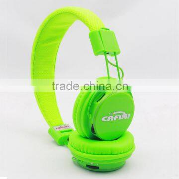 Wireless Stereo Headset SD/ TF Card mp3 player Headphone