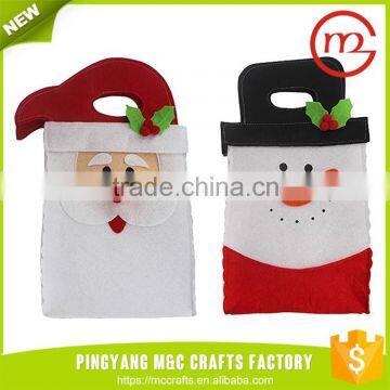 Bulk sale cheap decor handle candy christmas gift bag