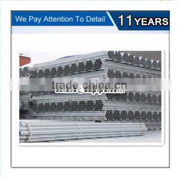 Oil transmission hot dipped galvanized round steel pipe BS1387