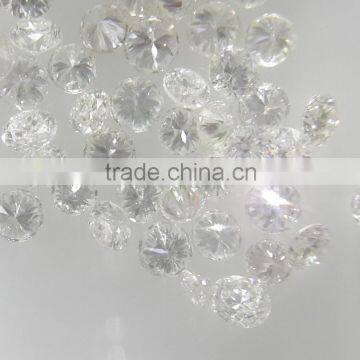 Natural Loose Brilliant Cut Diamond 2.5-2.7mm 1ct Lot SI Clarity F Color