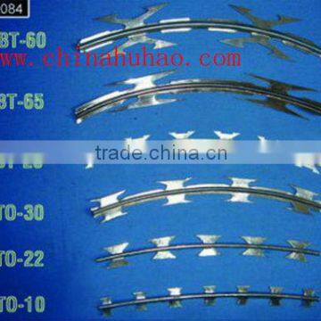 security wire mesh razor barbed wire Gill Rope Blade Thorn Rope galvanized fence wire Security line guard against theft