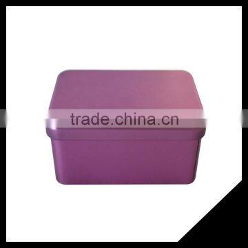 Rectangle Shape Custom Printed Recyclable Feature Candy Metal Tin Box With High Quality