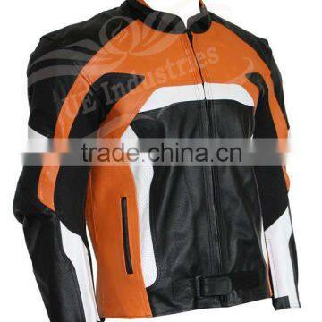 motorbike racers leather jacket