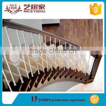Luxury Wrought Iron Stair Railing / Decorative House Iron Stair Railing Design photo-5