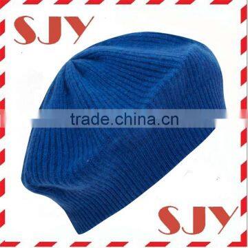 Fashion lady winter wholesale knitting navy beret