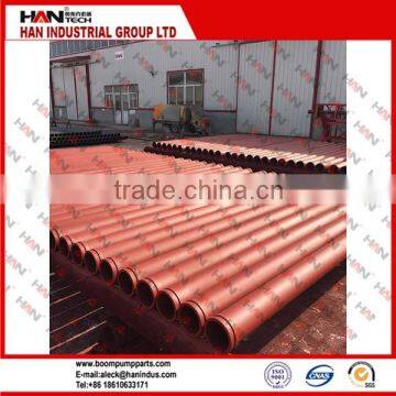 DN125*3m Reinforced Concrete Pump Pipe ST52 Steel Pipe Putzmeister SCHWING Spare Parts