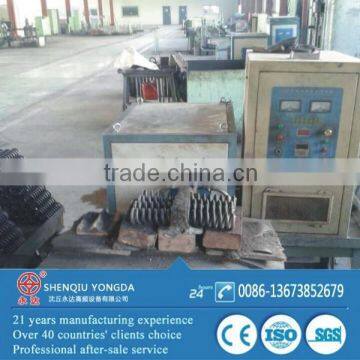 Spring rolls induction heater for annealing