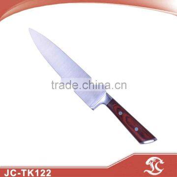 Double forged color wood chef knife