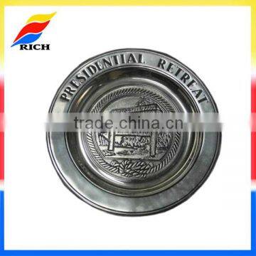 custom design metal tourist souvenir plate