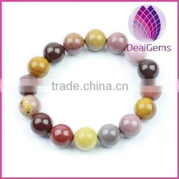 Wholesale 10mm colorful jasper round beads stretch bracelet