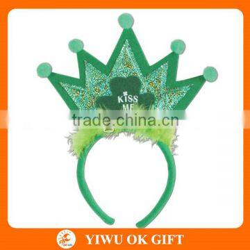 Party Suppliers St Patrick's Day Irish Green Tiara Headband