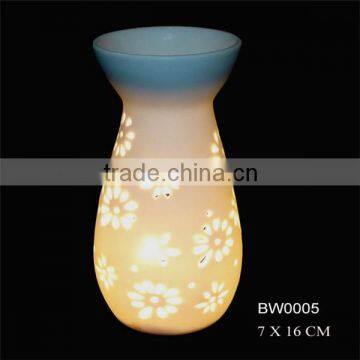 6 inch porcelain white oil burner