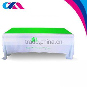 promotion elastic spandex tablecloth for event with any logo print