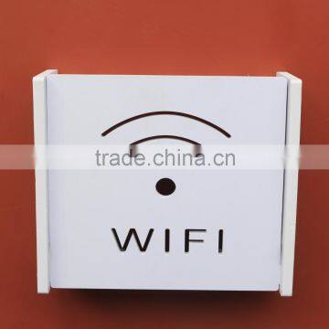 Wood plastic composite Carving Small Wifi Box