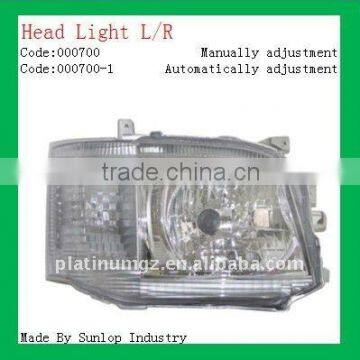 Hiace 2010-2011 Manually Automatically Head Light #000700 headlamp for hiace toyota headlights