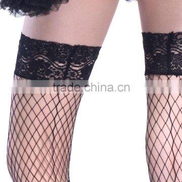 Taiwan Factory Lace Top Silicone Backseam Stockings