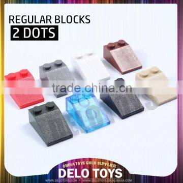 2 dots bevels bricks parts Plastic random building blocks regular blocks in bulk DE00054-15
