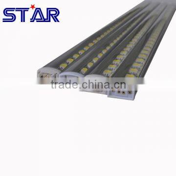 0.5meter long 12v Aluminum LED Strip lights SMD5050 72led/m white color with clear cover