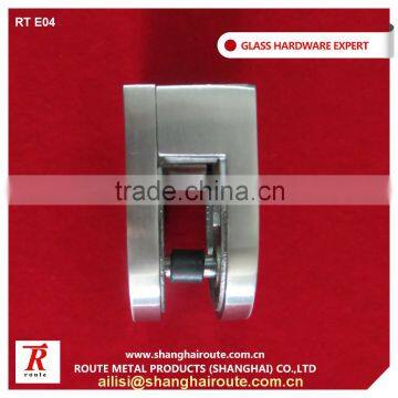 Top sale304,316,316L stainless steel railing D shape glass clamp with accessories