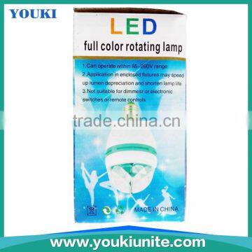 High Quality Full Color LED/3W/6W/9W Plastic Rotating Lamp YKLD-1001 photo-2