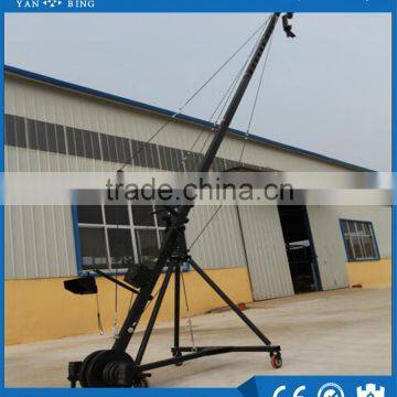 Factory supply jimmy jib video camera octagonal crane 6m(20ft) with pan tilt motorized head