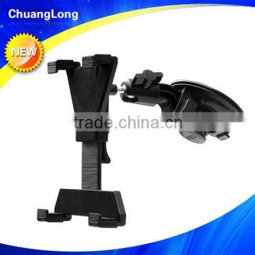 Hot 360 degree rotation dual adjustable strong suction cup tablet holder for car