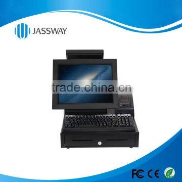 Capacitive screen POS system with high qulity point of sale machine