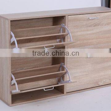 2016 New Design XC00Modern panel Wooden Shoe Rack/Shoe Cabinet