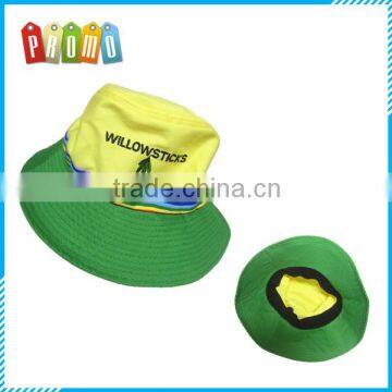 Promotional Colorful Printed Cotton Twill Bucket Hat