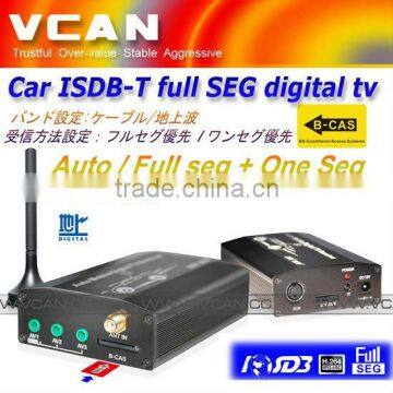 ISDB-T5800 with isdb-t antenna car isdb-t transmisor full seg digital tv receiver B-cas For Japan or Brazil