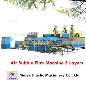 5 layers air bubble film machine high speed Malex brand