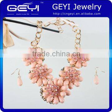 2014 Fashion High Quality floriferous Necklace jewelry sets