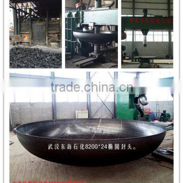 Carbon Steel Shell and Elliptical Head and Handhole Tank Cover for Boiler Heat Exchanger photo-3