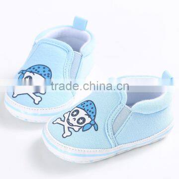 Wholesale Baby Shoes Brand New Boys and Girls Bule and Red Skull Infant Baby Shoe