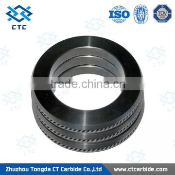 Professional tungsten carbide rollers commonly used for wire flattening