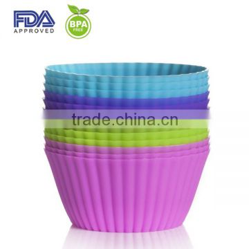 reusable cake tool FDA silicone baking cups