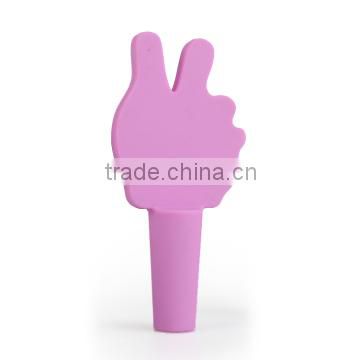 silicone promotion wine stopper/silicone bottle cap for wine