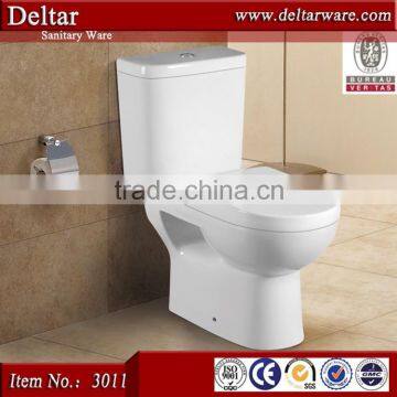 Tunisia chinese ceramic marine toilet, wc toilet bowl P-trap separate water tanks, ceramic toilet bowl