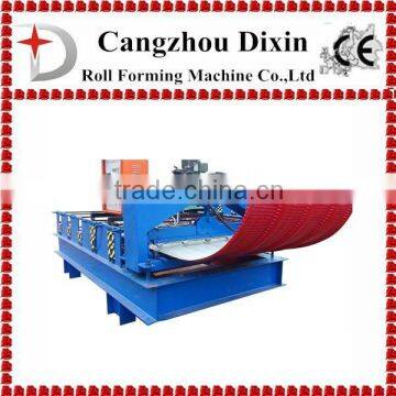 roof sheet crimping curved machine