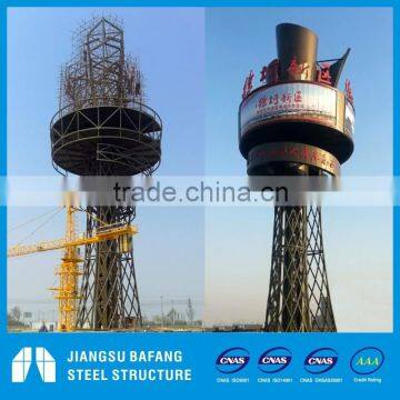 Billboard by steel frame structure, heavy steel structure