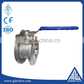 stainless steel cf8m flange wafer ball valve 1000 wog