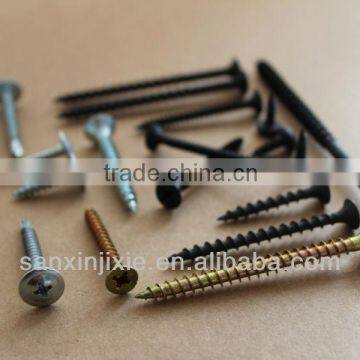 countersunk philips bugel head black phosphate drywall screws