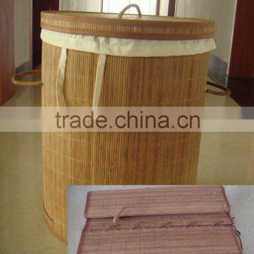 bamboo laundry hamper