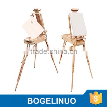 in stock 145cm three legs wooden sketch box easel lady easel box