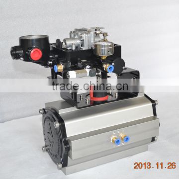 POV Shanghai low price electric valve positioner butterfly valve