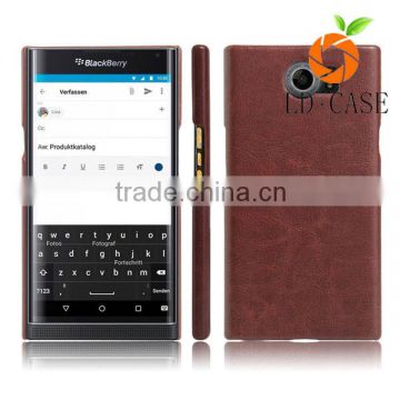 PU leather flip case for Blackberry Priv with photo frame and card slots case