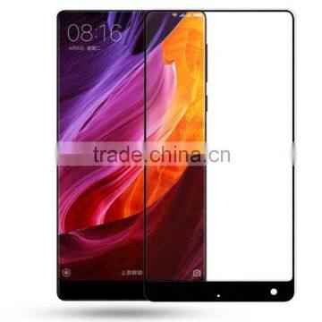2016 new arrivals anti-broken guard screen 3D full cover tempered 9H glass screen protector for Xiaomi Mix