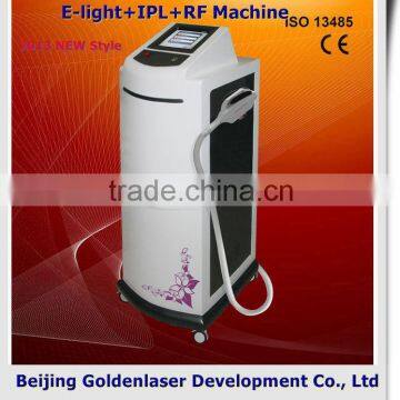 560-1200nm Www.golden-laser.org/2013 New Style 690-1200nm E-light+IPL+RF Machine Apollo Ipl