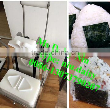 Hot Sell triangle rice roll maker machine/rice ball making machine/onigiri pressing machine