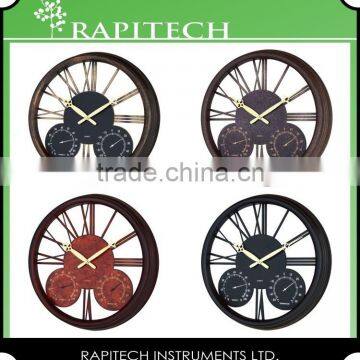 15 Inch Built in Thermometer And Hygrometer Plastic Wall Decorative Clock photo-2